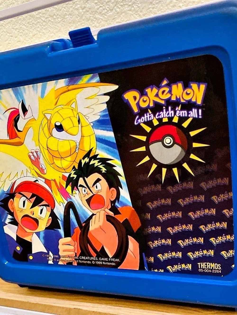 Pokémon Lunch Box with Matching Bottle Blue